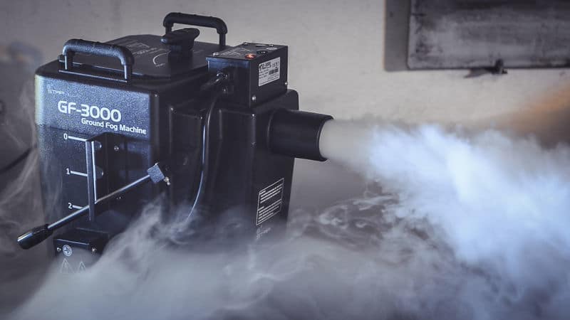 Droogijs rookmachine