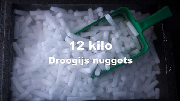 Droogijs Nuggets 12 kg in doos