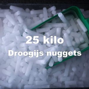 droogijs nuggets 25 kilo in doos