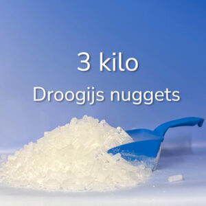 Droogijs nuggets 16mm (met of zonder doos) 3kg (alleen afhalen!!)